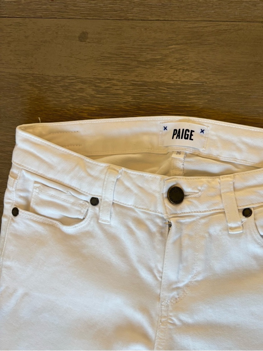 PAIGE White High-Rise Women’s Jeans